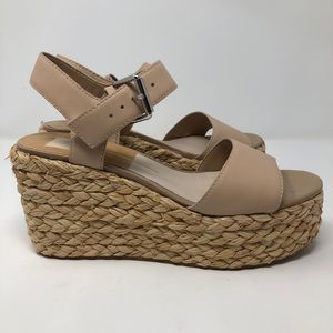 Dolce Vita Sanna Wedges Nude Leather